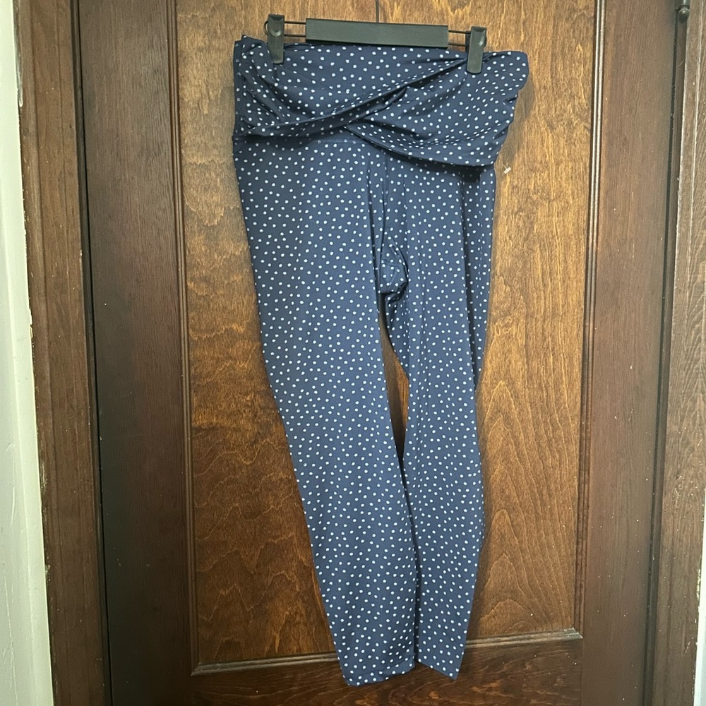 Nike Womens Yoga Dots Twist Leggings Size L - Picture 2 of 4